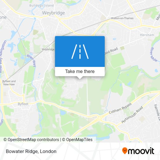 Bowater Ridge map