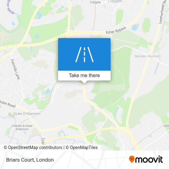 Briars Court map