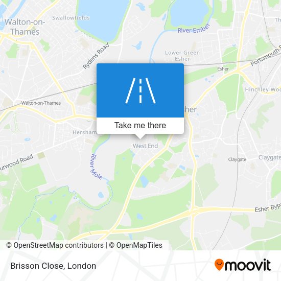 Brisson Close map