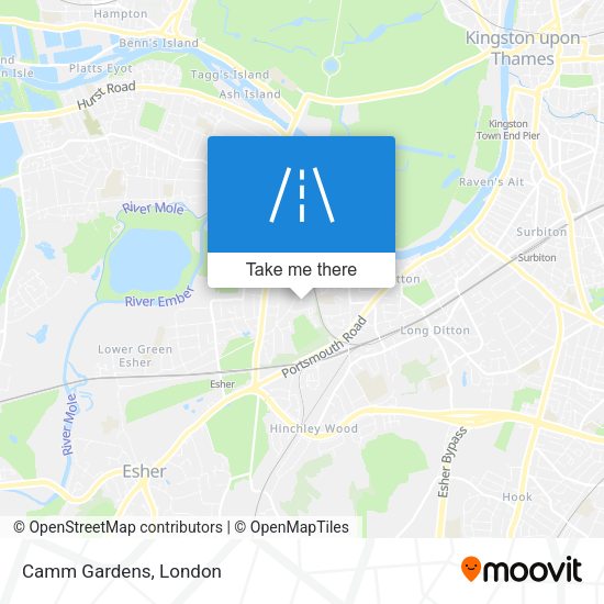 Camm Gardens map