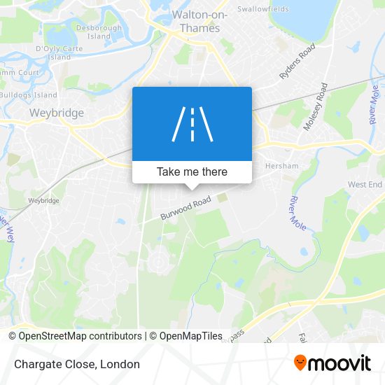 Chargate Close map