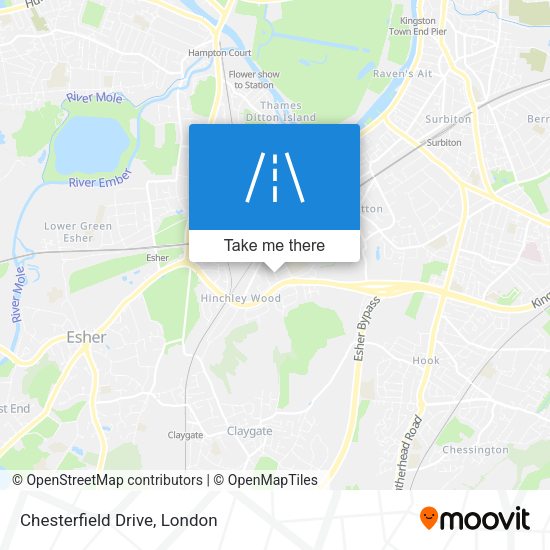 Chesterfield Drive map