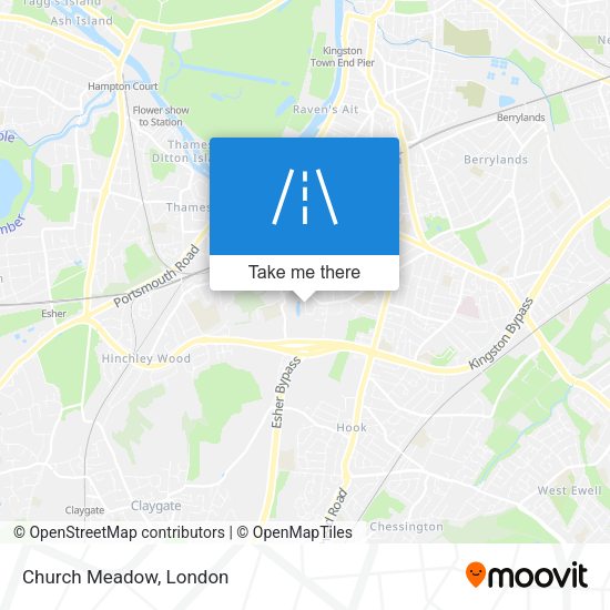 Church Meadow map