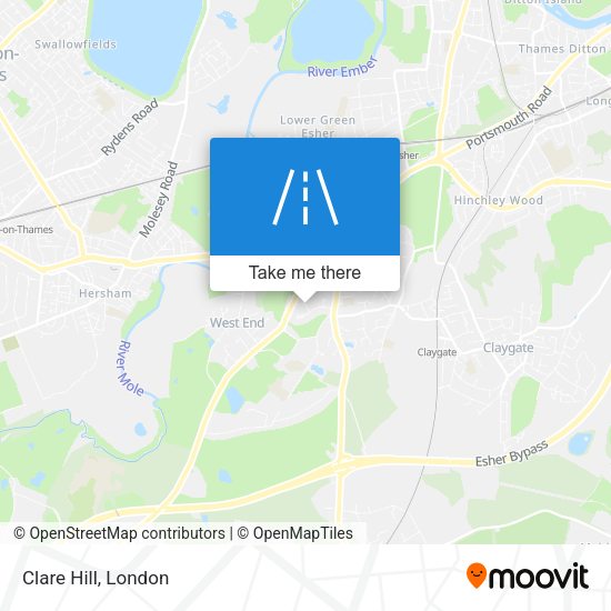 Clare Hill map