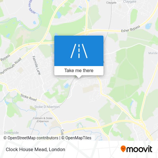 Clock House Mead map