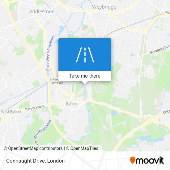 Connaught Drive map