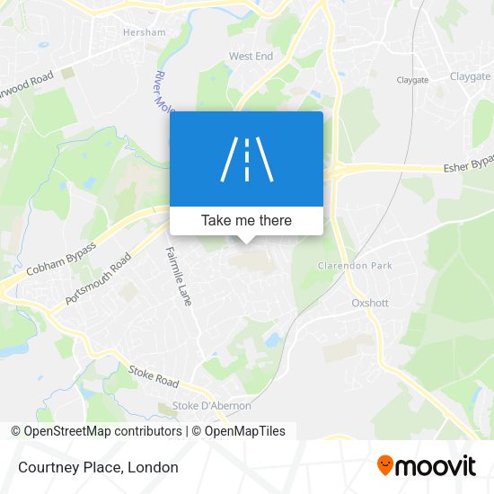 Courtney Place map