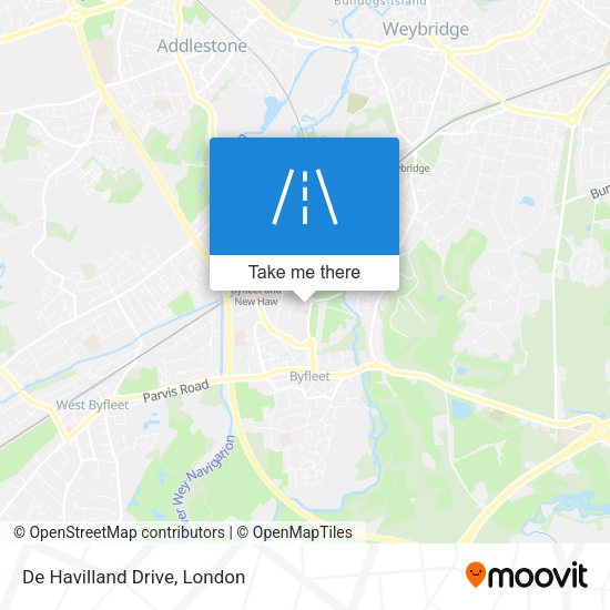 De Havilland Drive map