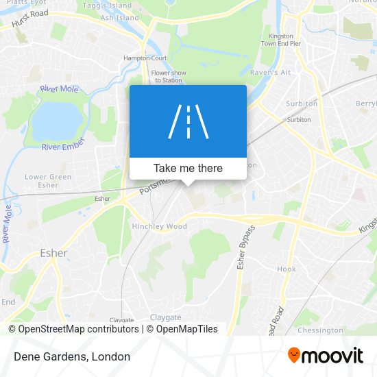 Dene Gardens map