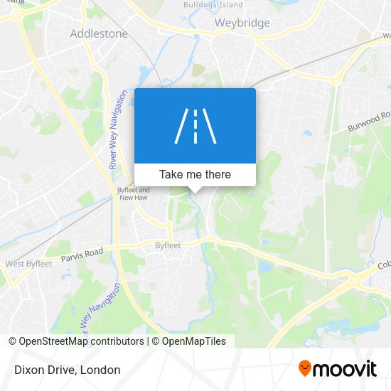 Dixon Drive map