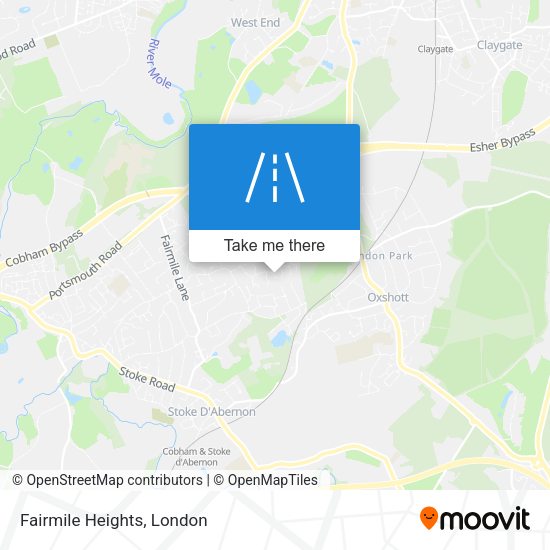 Fairmile Heights map
