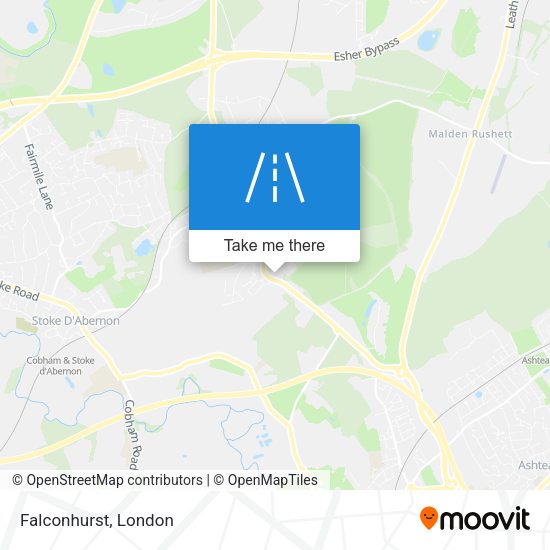 Falconhurst map