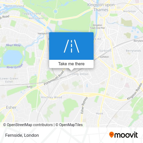 Fernside map