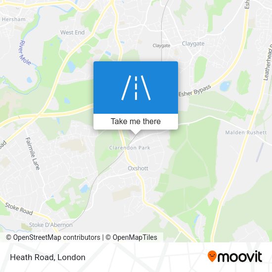 Heath Road map