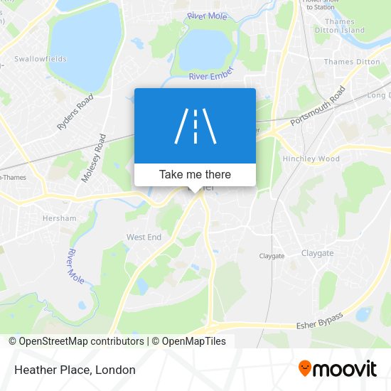 Heather Place map