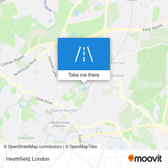 Heathfield map