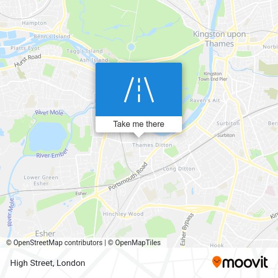 High Street map