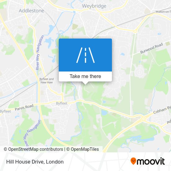 Hill House Drive map