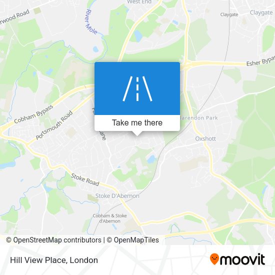 Hill View Place map