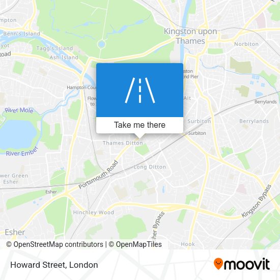 Howard Street map