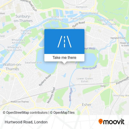 Hurtwood Road map