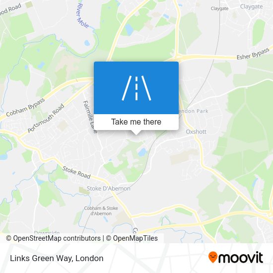 Links Green Way map