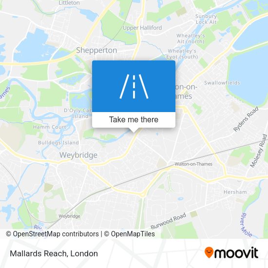 Mallards Reach map