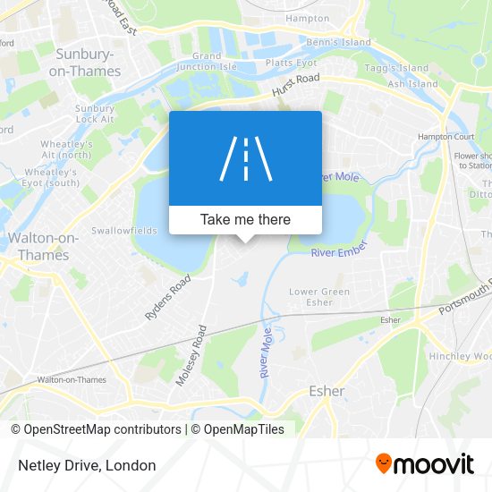Netley Drive map