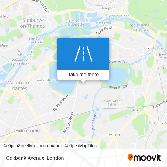 Oakbank Avenue map