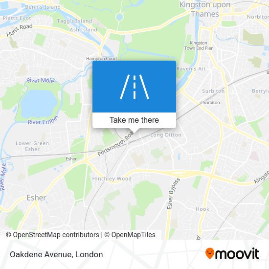 Oakdene Avenue map