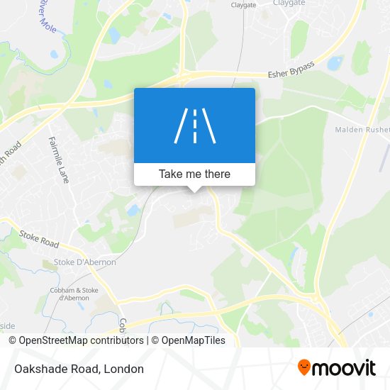 Oakshade Road map