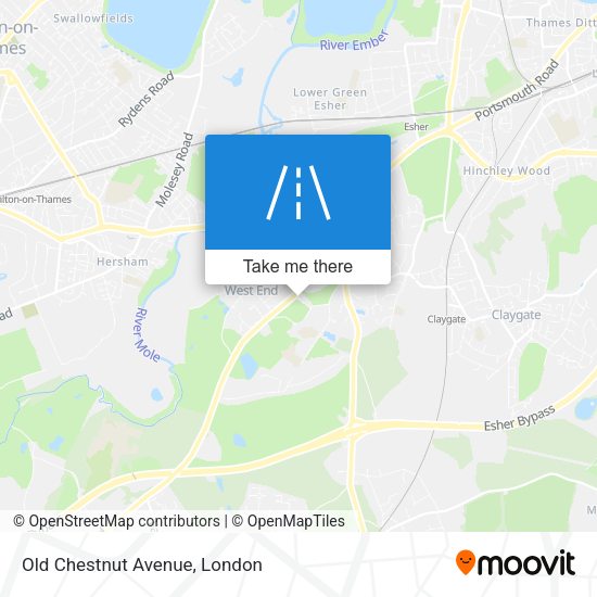 Old Chestnut Avenue map