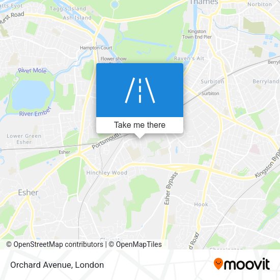 Orchard Avenue map