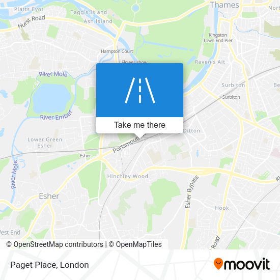 Paget Place map