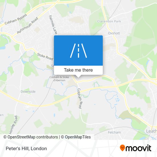Peter's Hill map