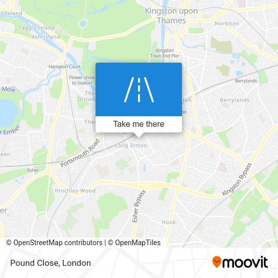 Pound Close map