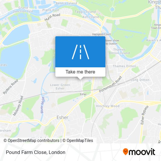 Pound Farm Close map