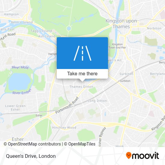 Queen's Drive map