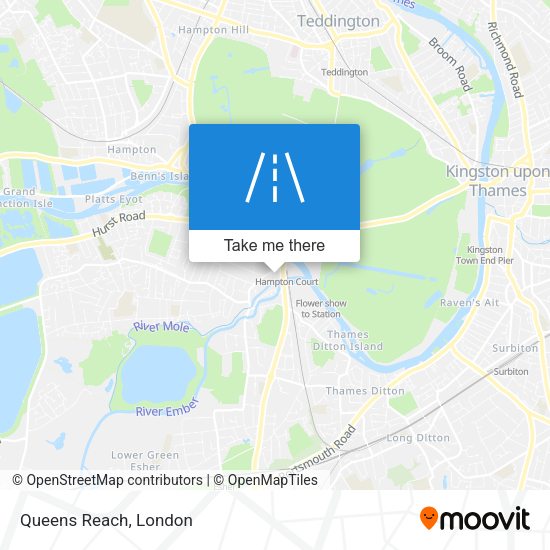 Queens Reach map