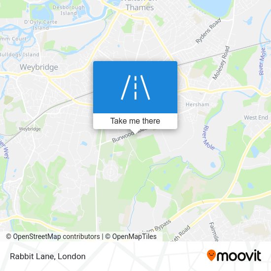 Rabbit Lane map
