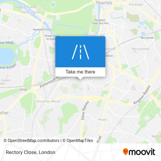 Rectory Close map
