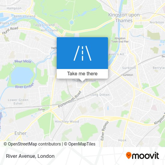 River Avenue map