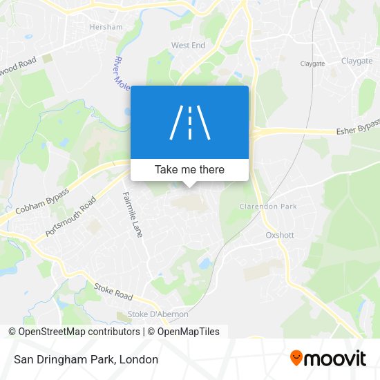 San Dringham Park map
