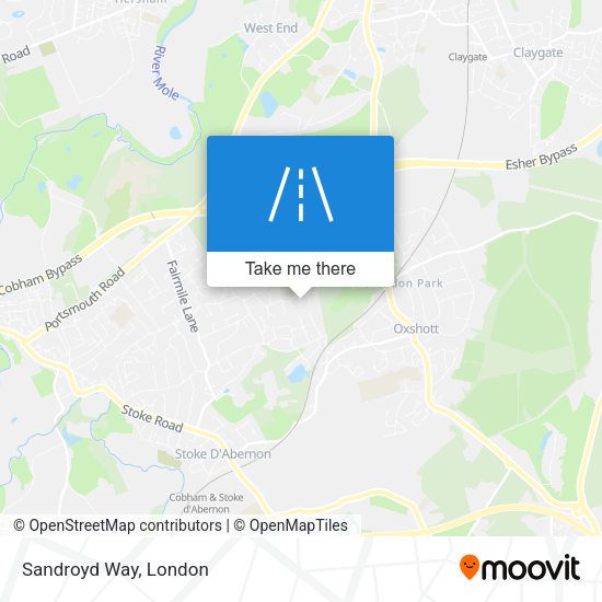 Sandroyd Way map