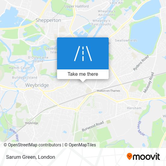 Sarum Green map