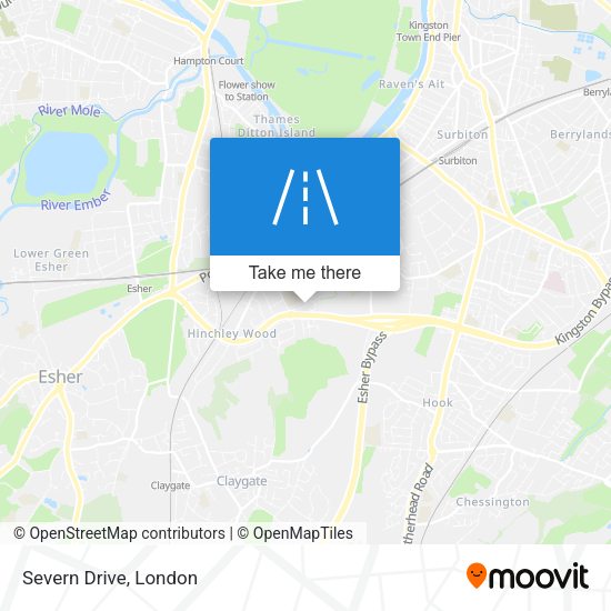 Severn Drive map