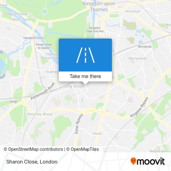 Sharon Close map