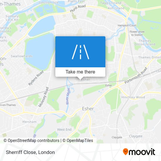 Sherriff Close map
