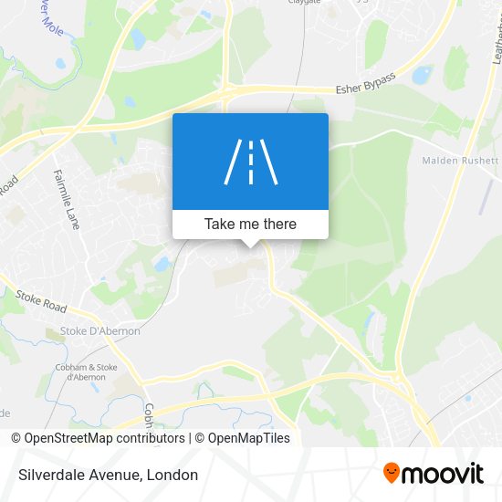 Silverdale Avenue map