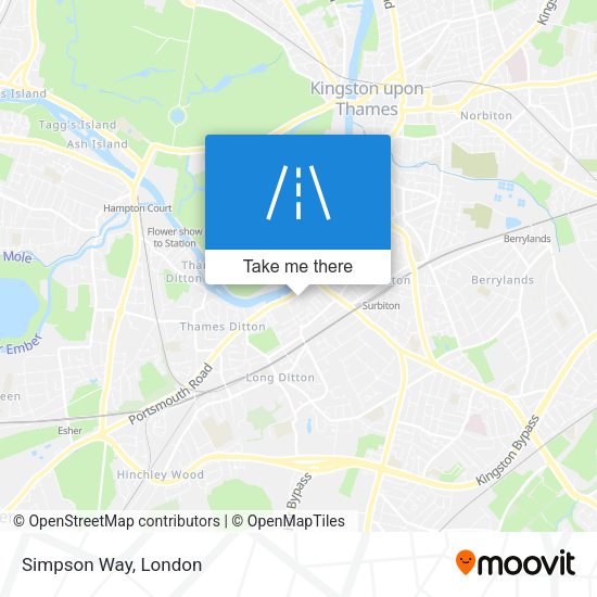 Simpson Way map